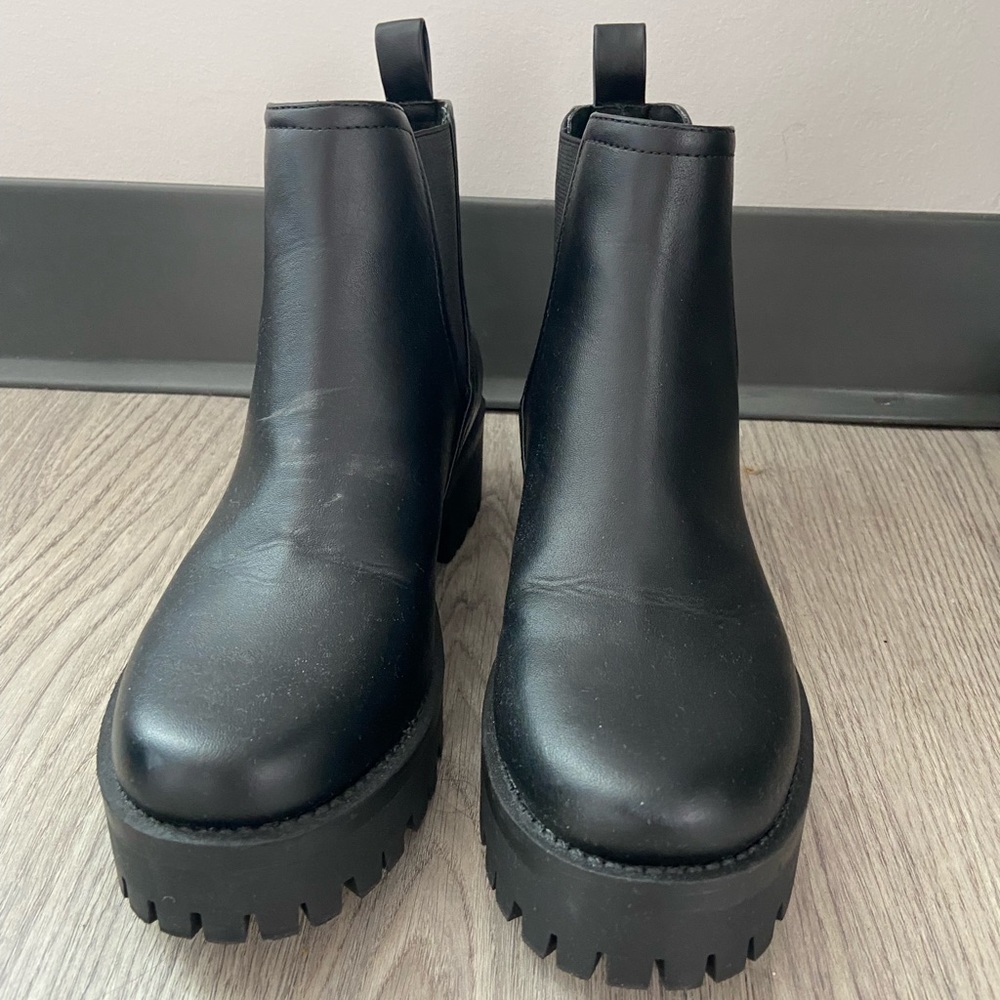 Steve madden platform booties